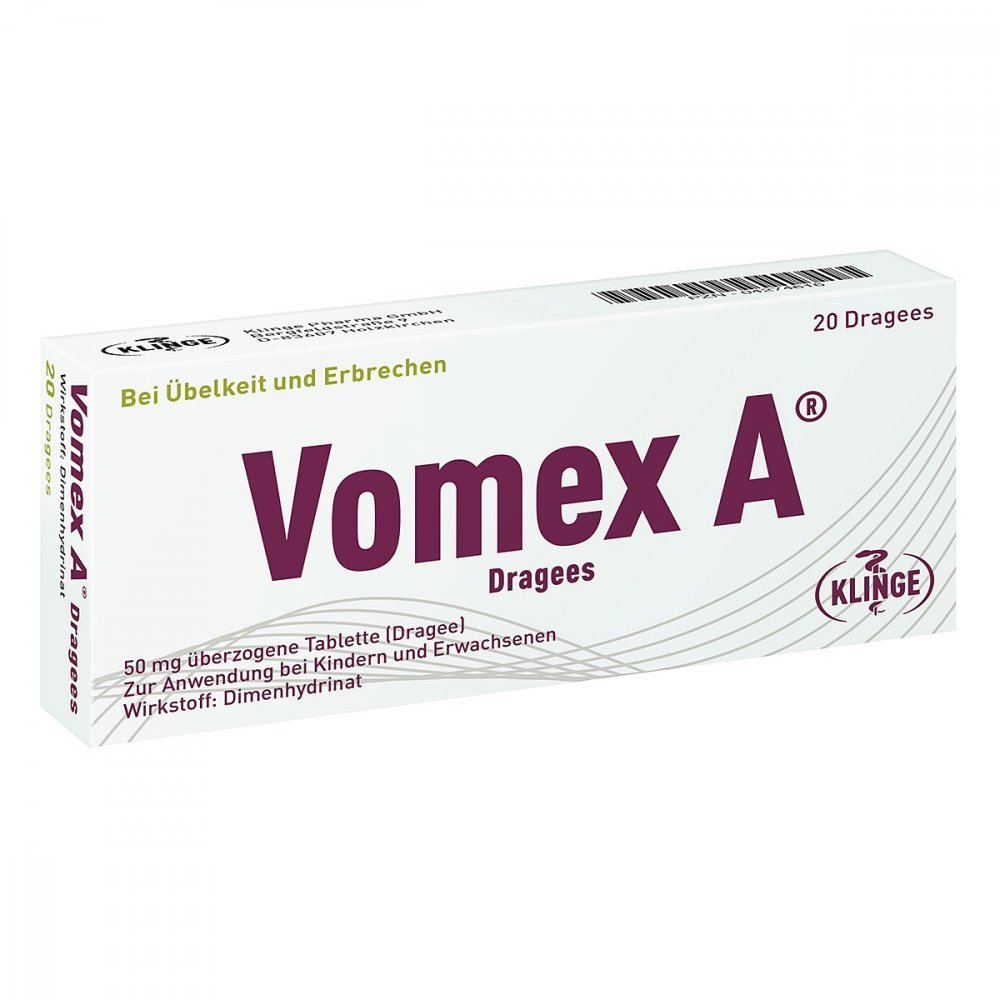 Vomex A Dragees, 20 St.