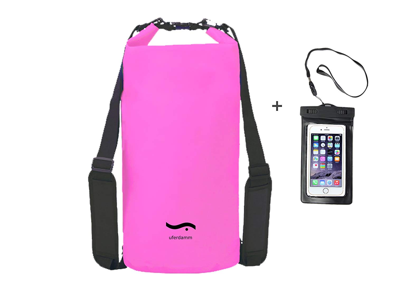 Uferdamm / wasserfester Drybag 20L / Smartphone Hülle/Survival Set/Seesack / Packsack/Strandtasche
