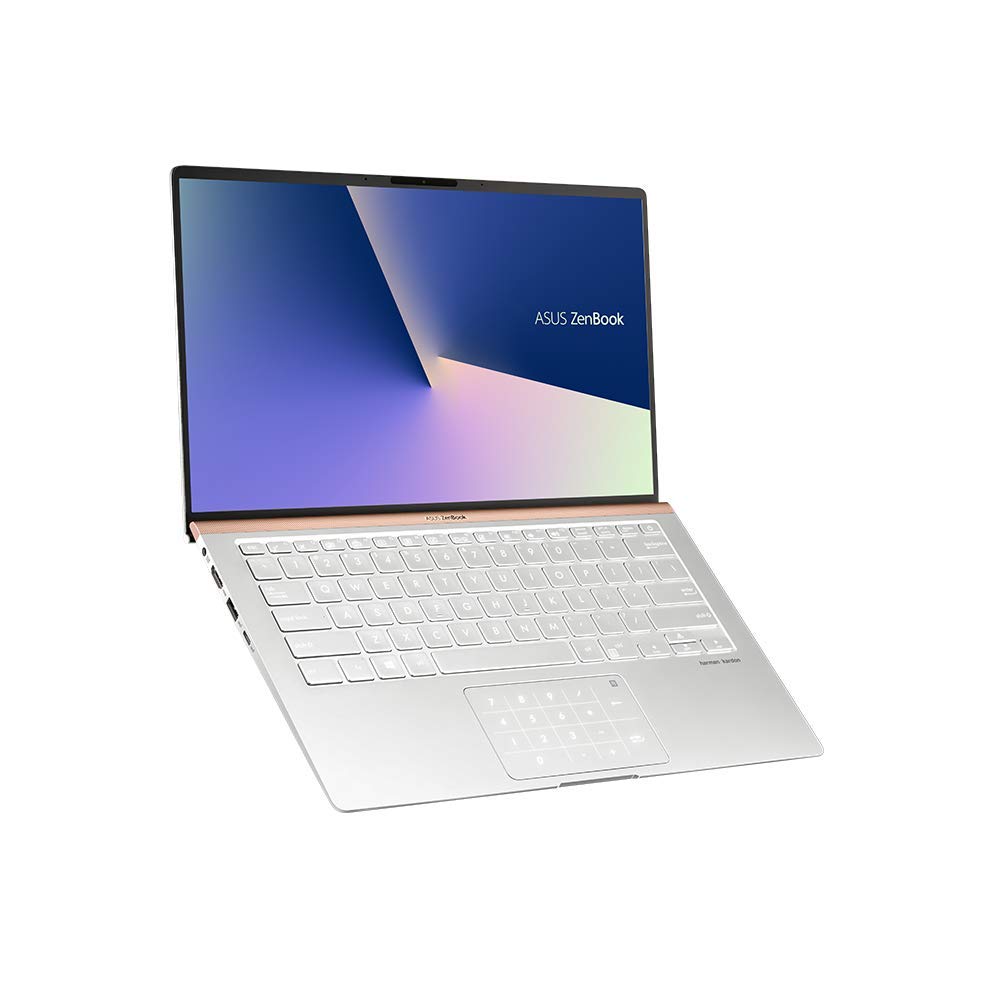 ASUS ZenBook 14 UX433FA (90NB0JR4-M04270) 35,5 cm (14 Zoll, FHD, WV, Matt) Ultrabook (Intel Core i5-8265U, 8GB RAM, 256GB SSD, Intel UHD-Grafik 620, Windows 10) Icicle Silver