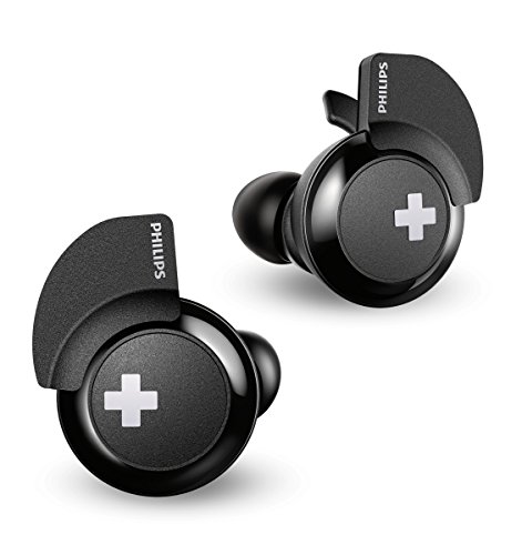 Philips Bass+ SHB4385BK/00 In-Ear-Kopfhörer (Bluetooth, mit Mikrofon, True Wireless, 6 Std. Spielzeit) schwarz
