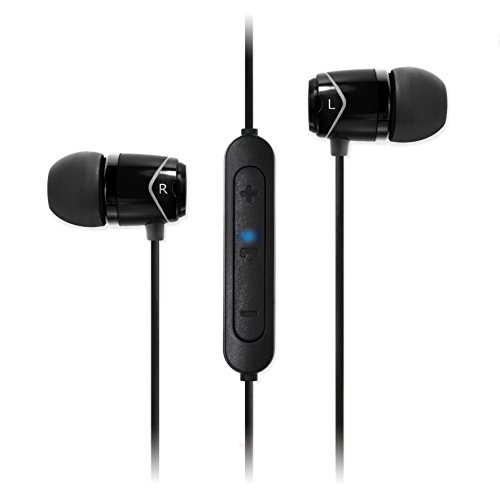 SoundMAGIC E10BT-BK Drahtloser In-Ear-Kopfhörer mit Mikrofon und universeller Smartphonefernbedienung schwarz