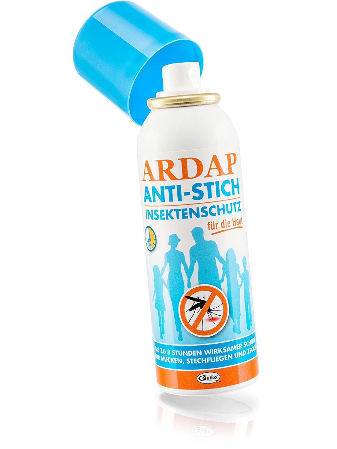ARDAP Anti Stich Insektenschutz Spray / Wirksamer Schutz für die Haut gegen Mücken, Stechfliegen und Zecken bis zu 8 Stunden / 1 x 100ml