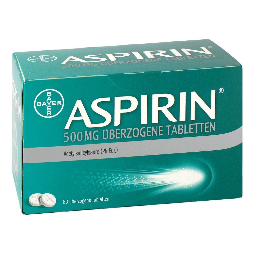 Aspirin 500 mg Tabletten, 80 St.