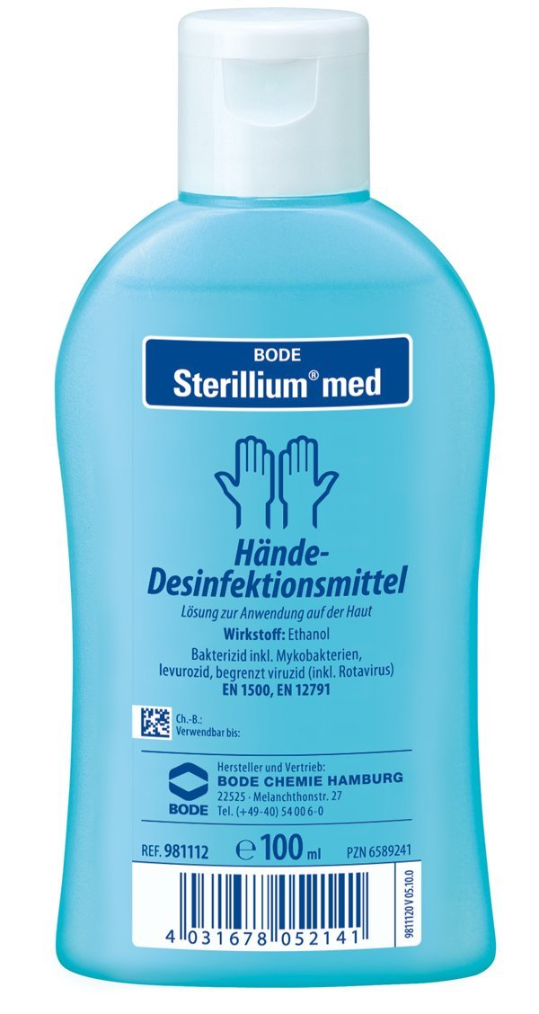 Hände-Desinfektionsmittel Sterillium, Flasche, Inhalt 100 ml