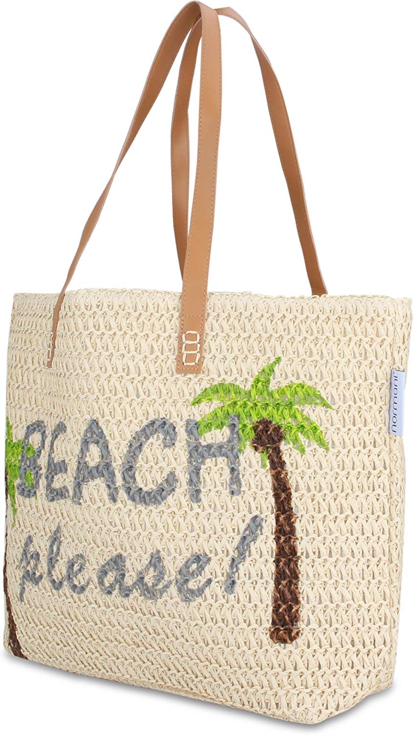 normani Große Strandtasche Badetasche Beachbag für Damen Weekend Bag