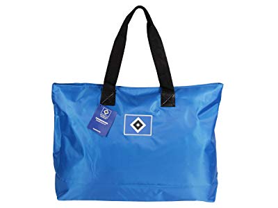 MarkenMerch Strandtasche Hamburger SV, 62 cm, Blau Mit Logo