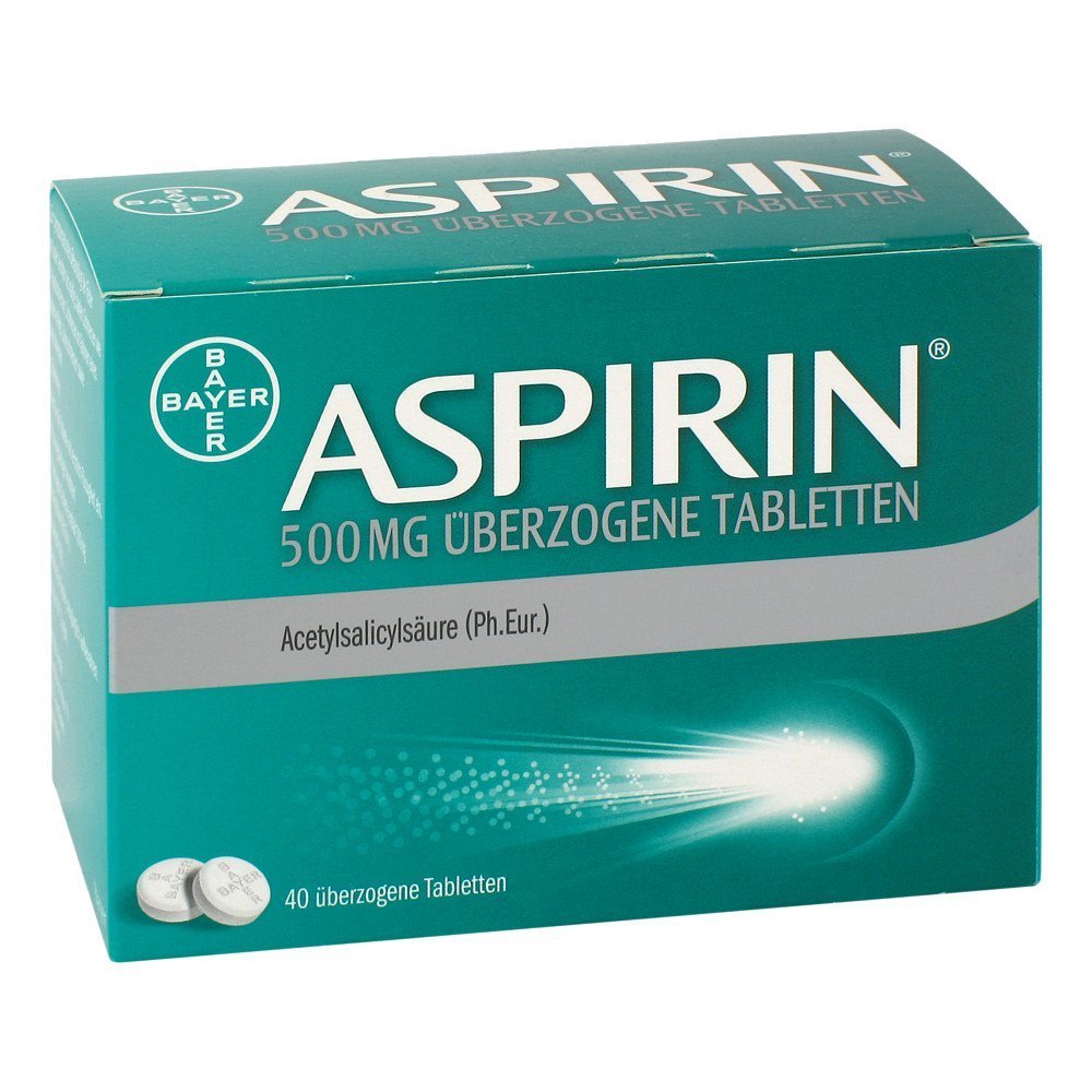 Aspirin 500mg 40 stk