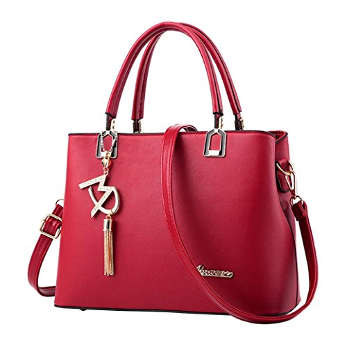 MOIKA Sale Günstig Elegante Stylische Damen Tasche einfache Handtasche Schultertasche große Tasche Umhängetasche(D，F)