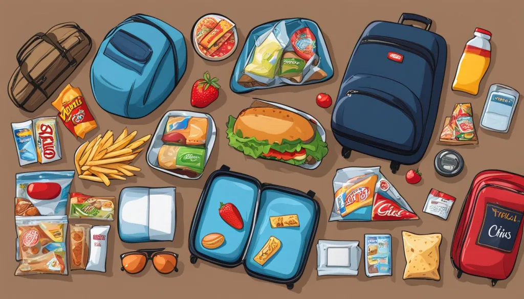 Lebensmittel im Handgepäck