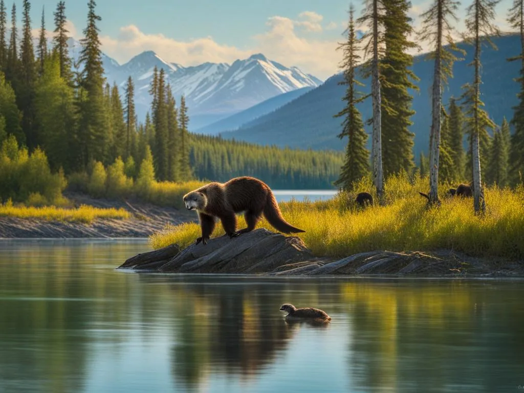 unberührte Wildnis des Yukon River
