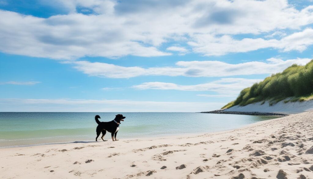 Hundestrand in Dänemark