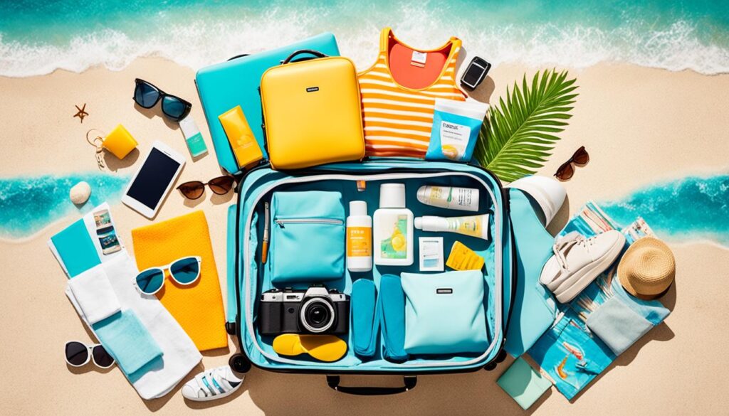 urlaub koffer packen