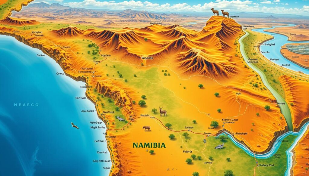 Namibia Route planen