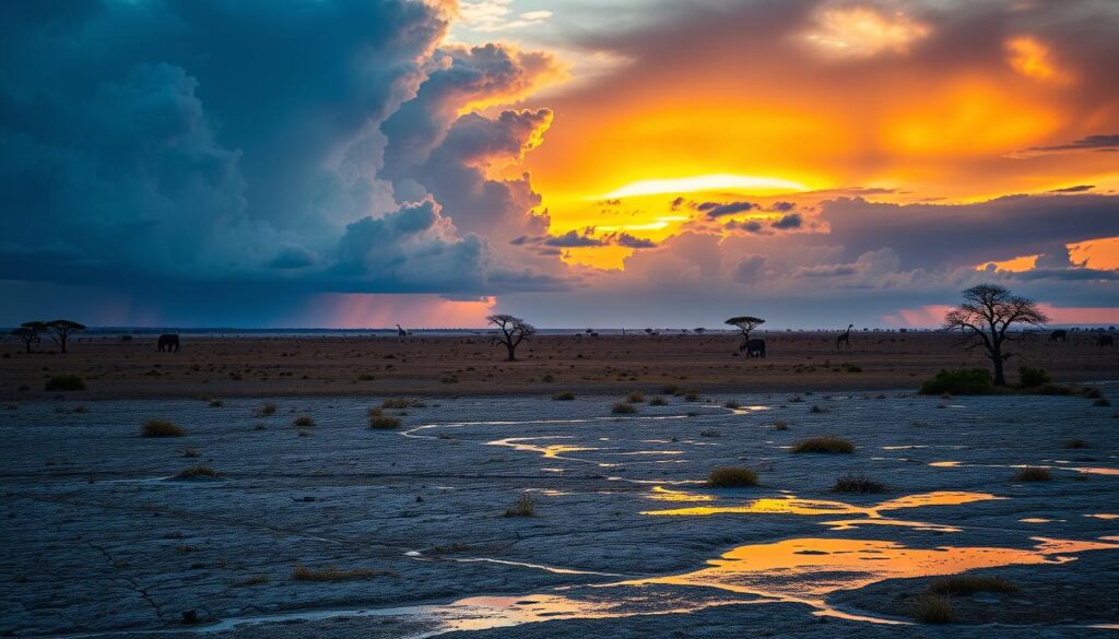 Wetterbedingungen Etosha Nationalpark