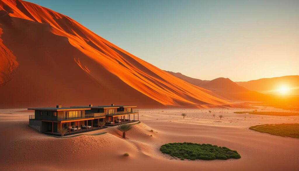 lodges in der namib-wüste