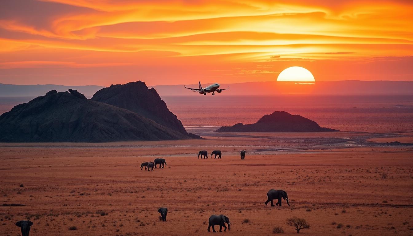 namibia flug