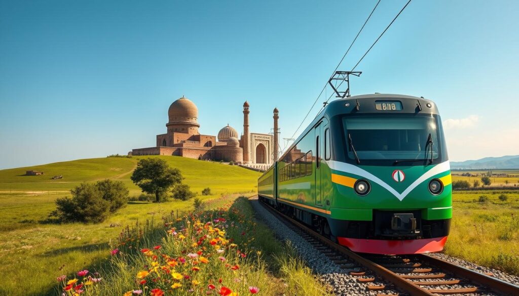 usbekistan bahnreise