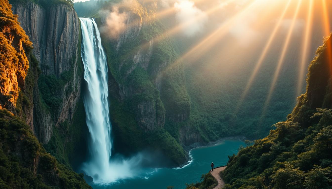 Peru Gocta Wasserfall